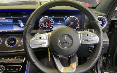 E class facelift steering wheel.