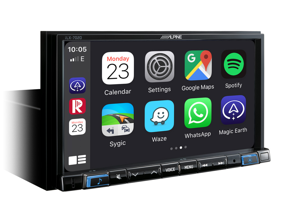 Alpine iLX-702D CarPlay menu picture