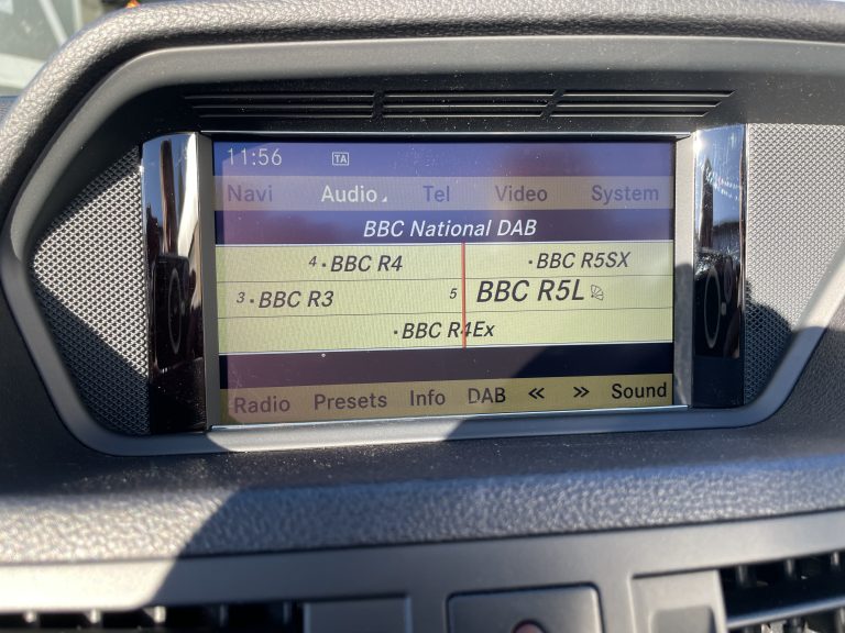 Mercedes EClass Cabriolet COMAND and DAB retrofit (W207) Unique Car