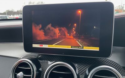 Mercedes GLC TV retrofit